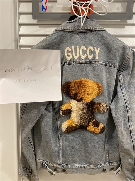 gucci teddy bear jacket